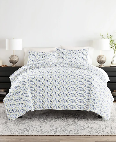 ienjoy Home Bedding Bundle Patterned -Piece Comforter with Duvet Cover Set