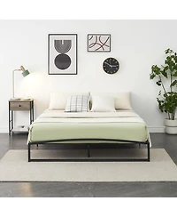 gaomon Low Bed Frame Size, 10 Inch Heavy Duty Metal Platform Bed Frame Low Profile, Mattress Foundation, No Box Spring Needed