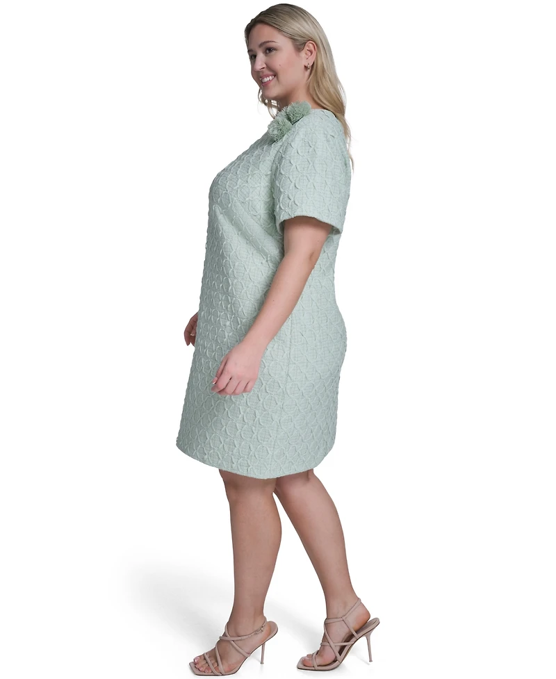 Eliza J Plus Applique Detail Midi Dress