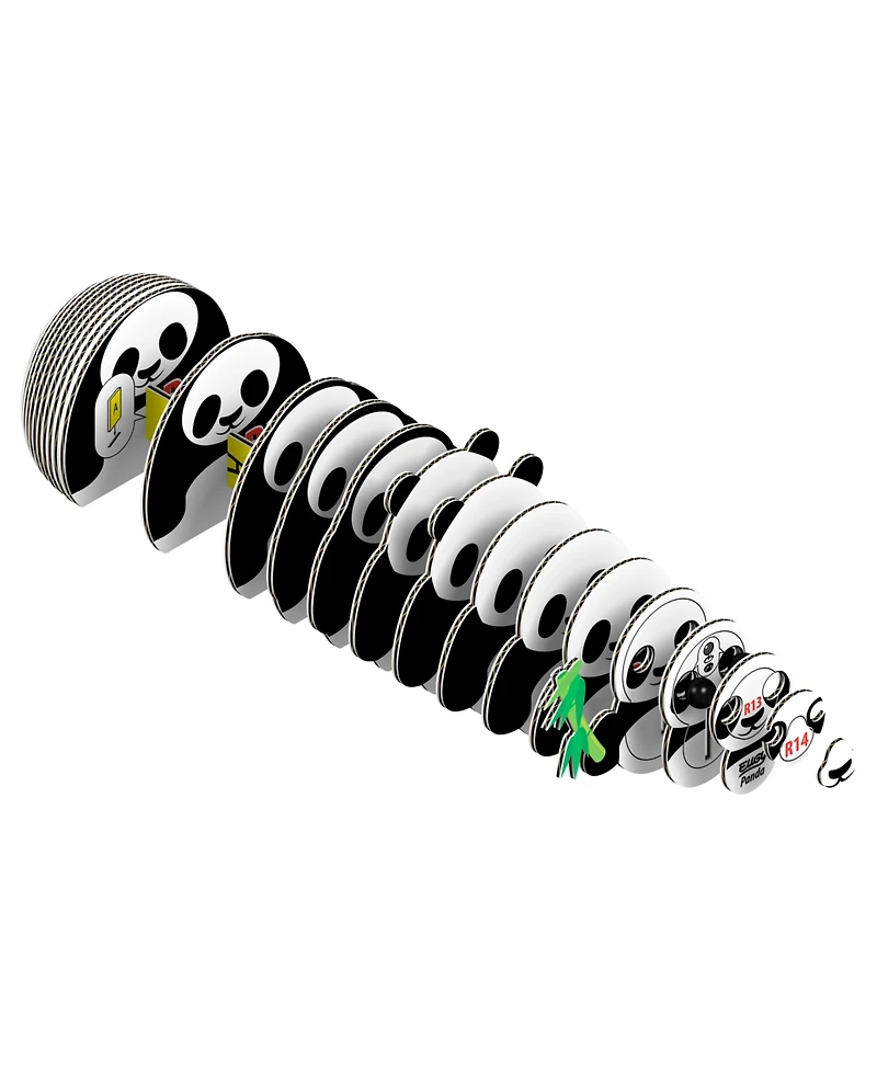 Eugy Panda 3D Puzzle