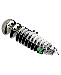 Eugy Panda 3D Puzzle