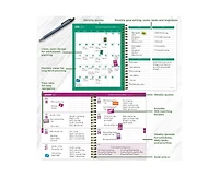 Tf Publishing Paper Goods July 2026 - June 2027 Buds & Blooms Medium Weekly Monthly Planner