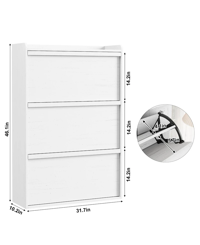 gaomon Freestanding Shoe Cabinet