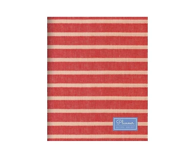 Tf Publishing Paper Goods July 2026 - June 2027 Red Stripe Medium Monthly Planner