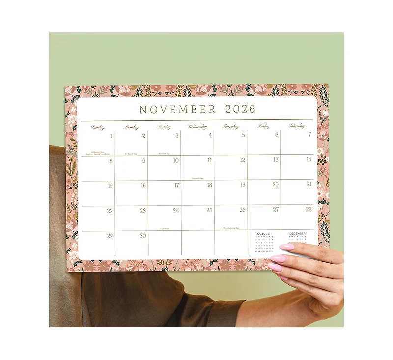 Tf Publishing Paper Goods July 2026 - June 2027 Artisan Legacy Medium Desk Pad Monthly Blotter Calendar