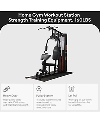 BalanceFrom Fitness Multifunctional Home Gym Workout Station Strength Training Equipment