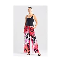 Natori Women's Butterfly - Linen Blend Pants