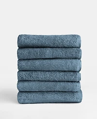 ienjoy Home 6-Pc. Cotton Washcloth Set, 13" x