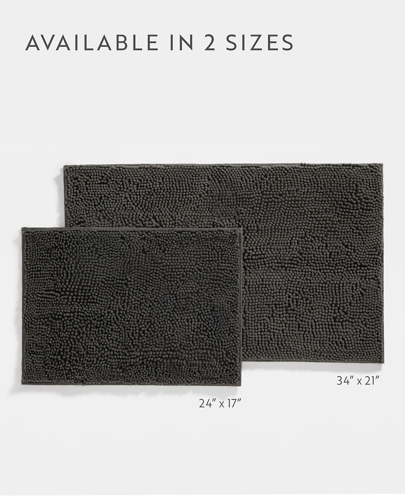 ienjoy Home Soft Absorbent Chenille Bath Mat