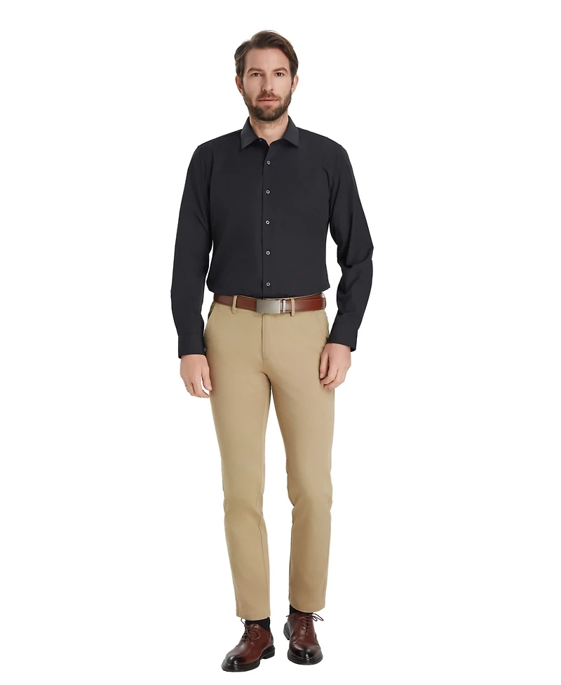 Alfani Men's Slim-Fit Solid Dress Shirt, Macy's Exclusive