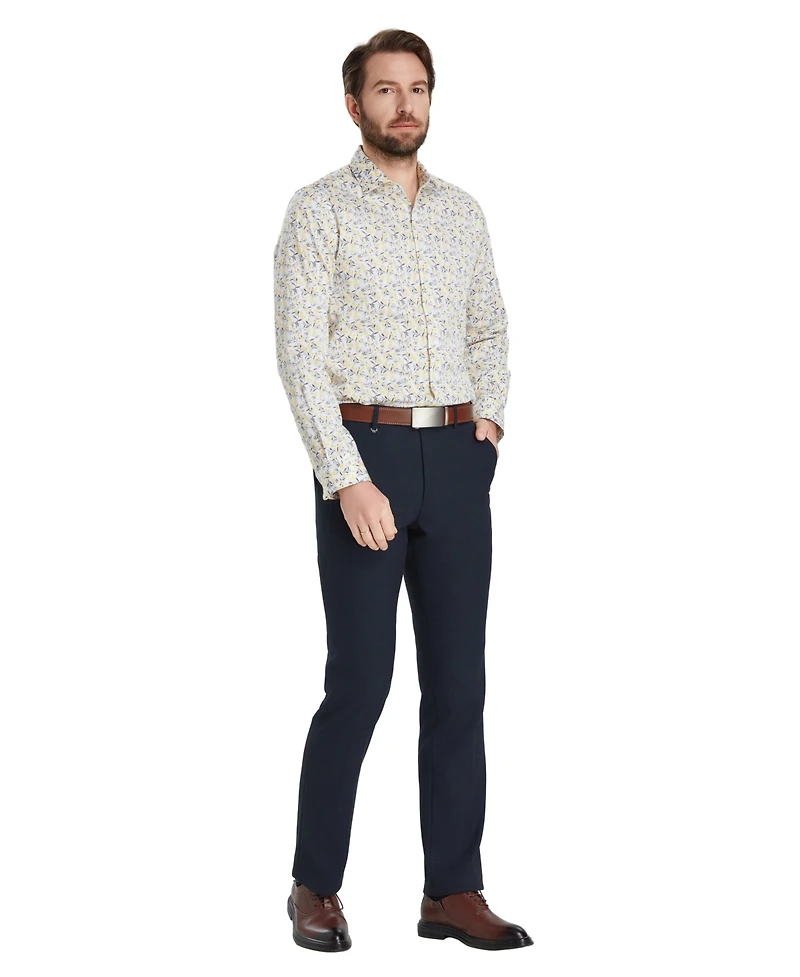 Bar Iii Men's Slim-Fit Florian Ditsy Dress Shirt, Macy's Exclusive