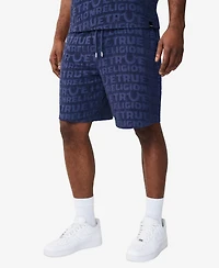 True Religion Men's Pull-On Terry Knit Shorts