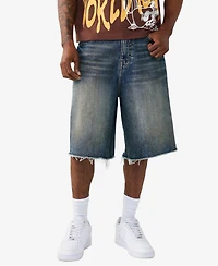True Religion Men's Regular-Fit Hem Shorts