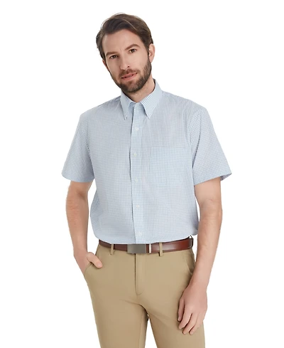 Club Room Men's Plaid Regular Fit Dress Shirt, Macy's Exclusive