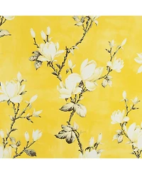 Olivia Gray 100% Polyester 200 Gsm Blossom Printed Blackout Grommet Curtain Panel