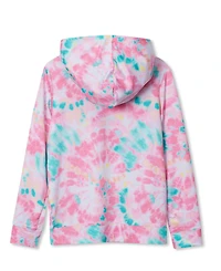Lands' End Girls Sunshade Chlorine Resistant Long Sleeve Sun Hoodie Rash Guard