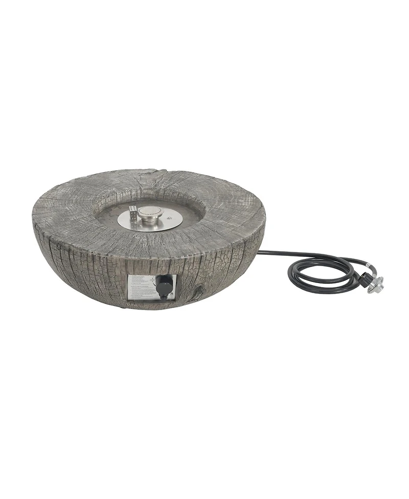 Streamdale Furniture Patio Propane Fire Pit, 30, 000BTU, Light Grey (Tank Cover Not Provided)