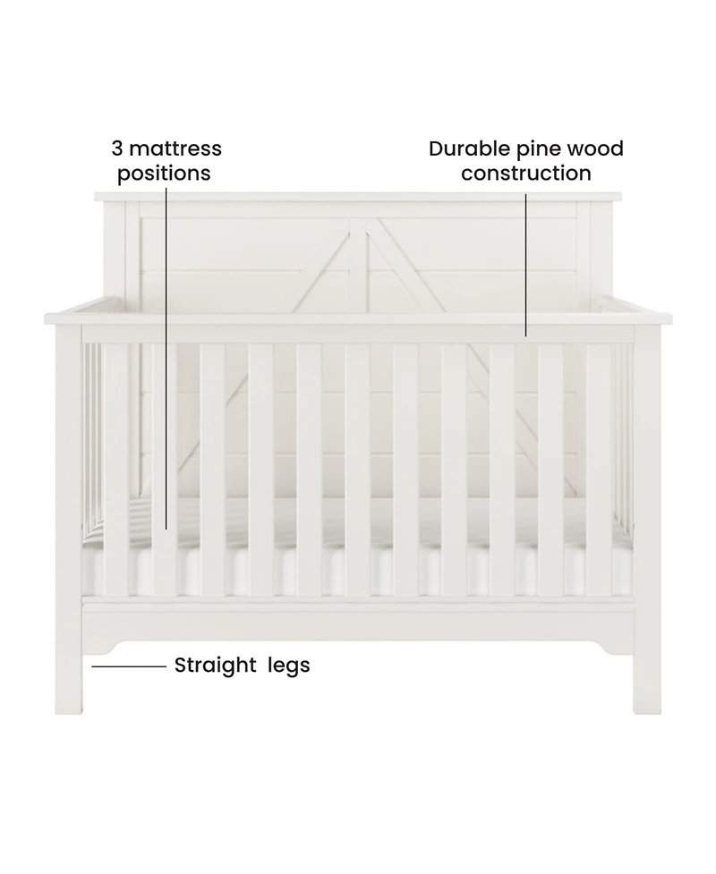 Child Craft Woodland 4-in-1 Convertible Crib