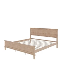 Streamdale Furniture Streamdale King Platform Bed with Under-Bed Storage and Tapered Legs