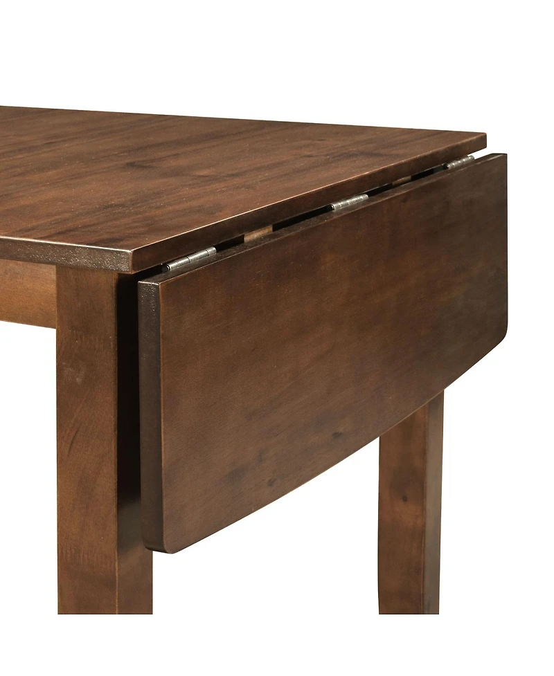 Streamdale Furniture 3-Piece Wood Drop Leaf Breakfast Nook Dining Table Set