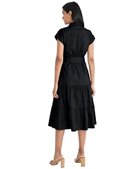 Maggy London Women's Collared Shirt Dress