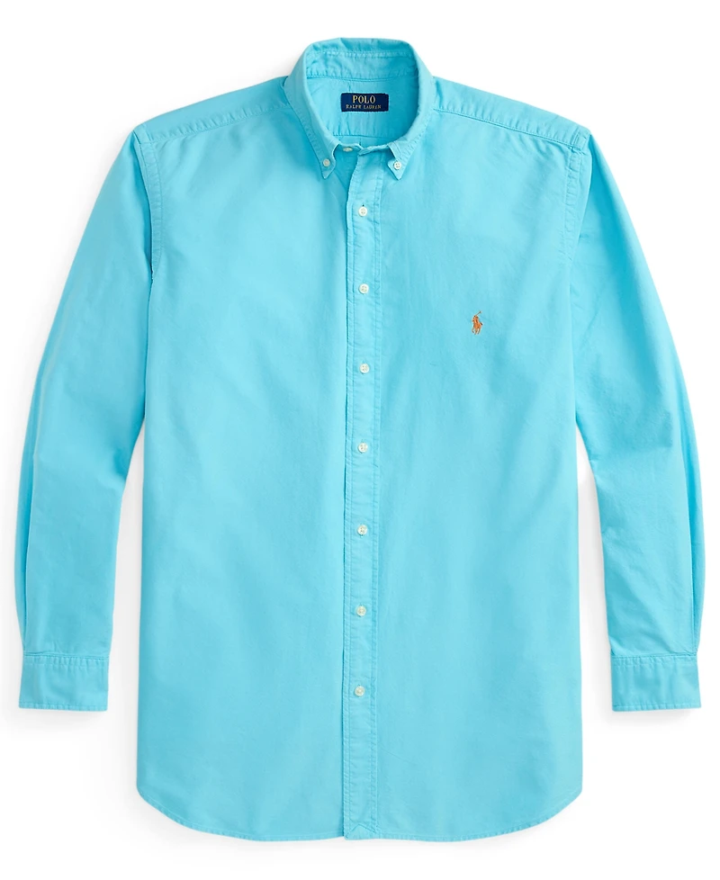 Polo Ralph Lauren Men's Big & Tall Garment-Dyed Oxford Shirt