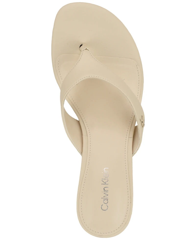 Calvin Klein Women's Locinda Block Heel Sandals