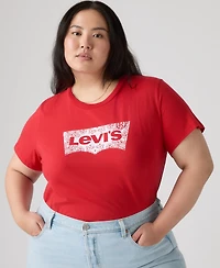 Levi's Trendy Plus Perfect Logo Cotton T-Shirt
