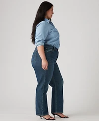 Levi's Trendy Plus 501 Cotton High-Rise Jeans