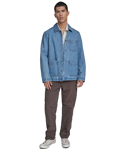 Levi's Men's Three-Pocket Zippered Chore Denim Jacket