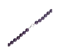 Macy's Amethyst (8mm) Necklace in Sterling Silver