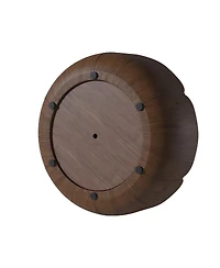 Streamdale Furniture Streamdale Modern Wood Grain Drum Coffee Table