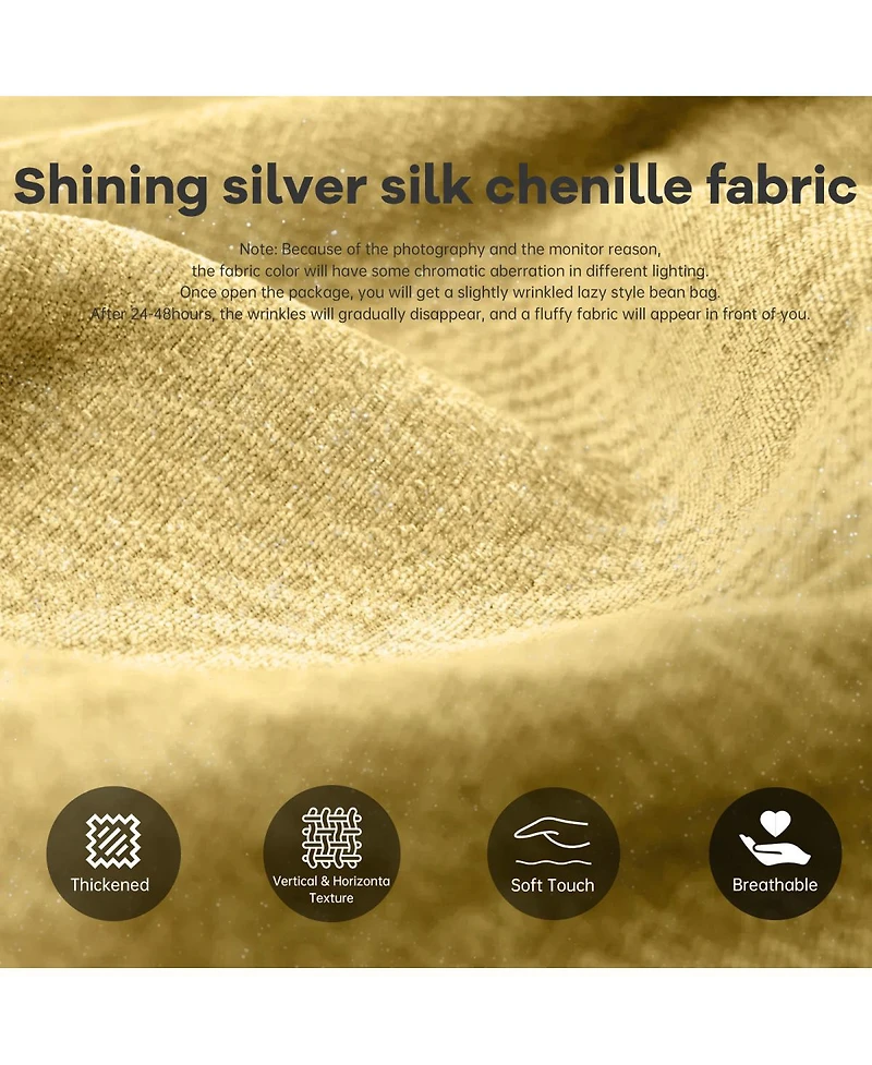 Streamdale Furniture Ergonomic Support System with Premium Chenille Fabric