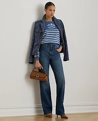 Lauren Ralph Women's Boat Neck Long-Sleeve Sweater