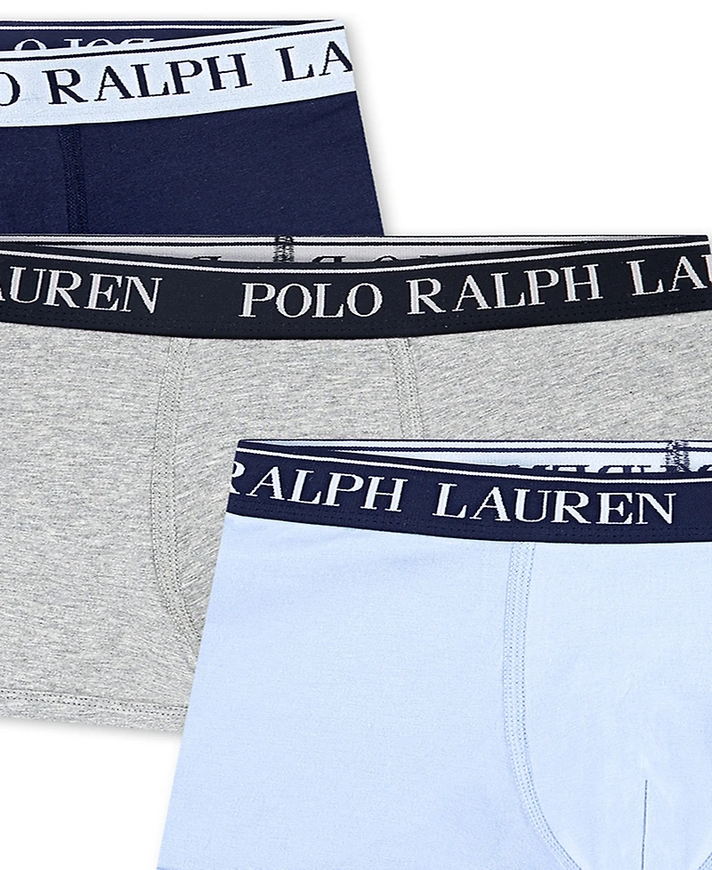 Polo Ralph Lauren Boys' 8-20 Logo Boxer Briefs, 3-Pack Set