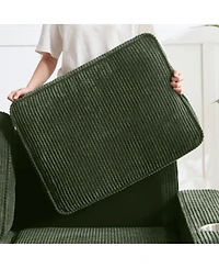 Streamdale Furniture Streamdale Corduroy 3-Seater Sofa, Modern Compressed Couch for Living Room