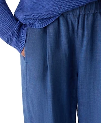 Eileen Fisher Women's High-Waisted Pull-On Ankle Pants, Regular & Plus