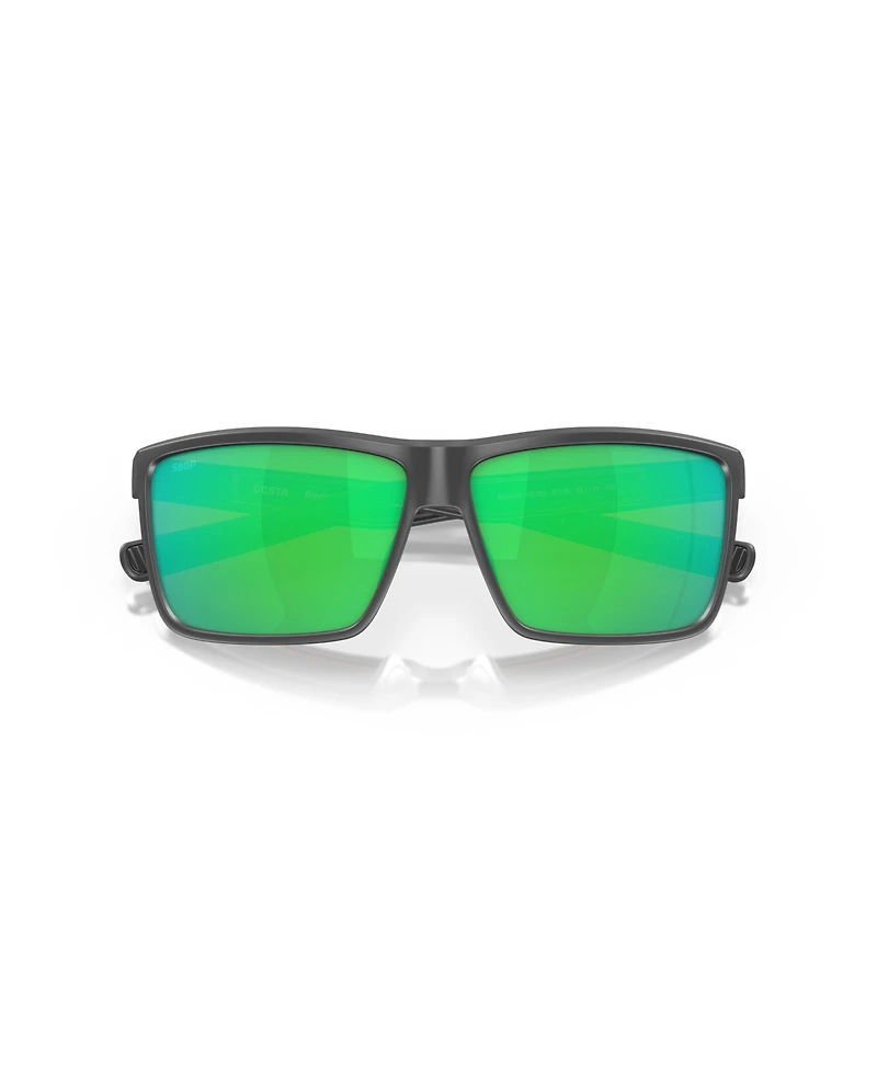 Costa Del Mar Men's Rectangle Rinconcito Polarized Sunglasses, 6S9016