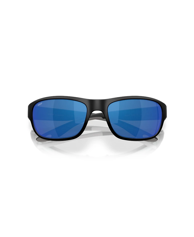 Costa Del Mar Unisex Rectangle Clipperton Polarized Sunglasses, 6S9119