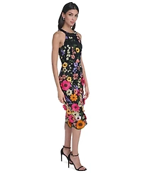 Eliza J Women's 3D Floral Sheath Dress