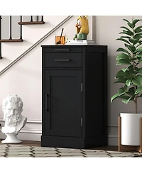 Streamdale Furniture Black color modular 24 wine bar cabinet Buffet Cabinet