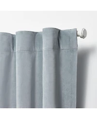 Lauren Ralph Lauren Velvety Room Darkening Back Tab Rod Pocket Curtain Panel