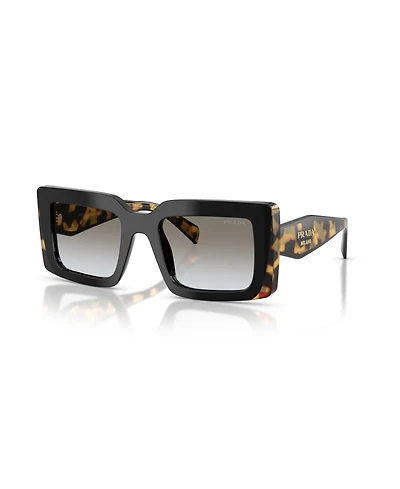 Prada Women's Rectangle Sunglasses, Pr D01S