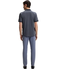 Boss by Hugo Men's Bubble-Structure Cotton Regular-Fit Dress Shirt