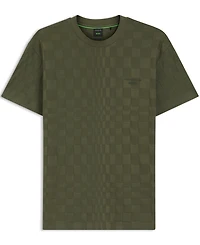 Boss by Hugo x Porsche Men's Cotton Jacquard Relaxed-Fit T-Shirt