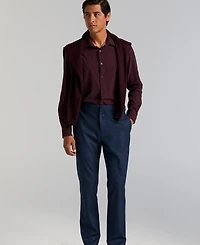 Perry Ellis Portfolio Men's Modern-Fit Stretch Solid Resolution Pants