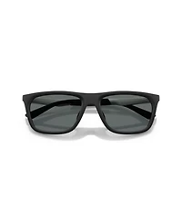 Emporio Armani Men's Rectangle Polarized Sunglasses, EA4272U