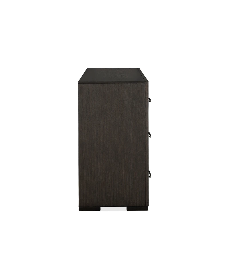 Ryder 35" Oak Veneer 9-Drawer Dresser