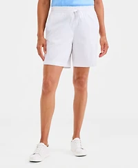 Style & Co Women's High Rise Pull-On Twill Shorts, Macy's Exclusive