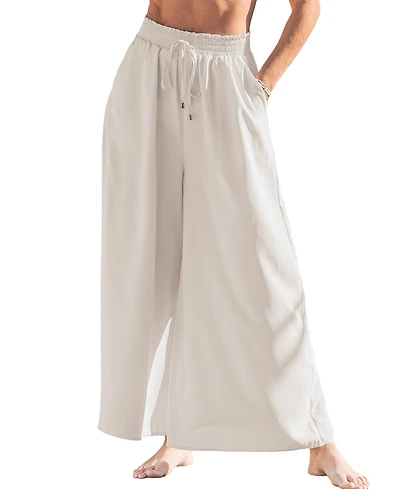 Cupshe Women's Wide Leg Pull-On Long Pants